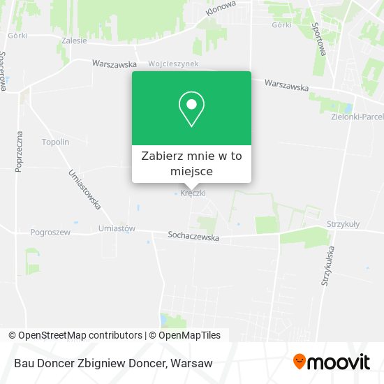 Mapa Bau Doncer Zbigniew Doncer