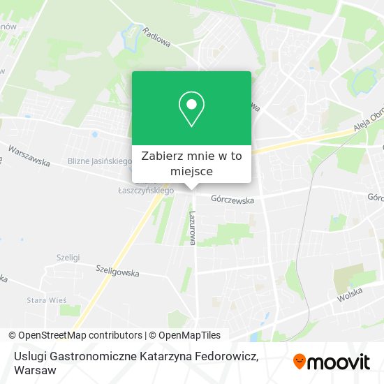 Mapa Uslugi Gastronomiczne Katarzyna Fedorowicz