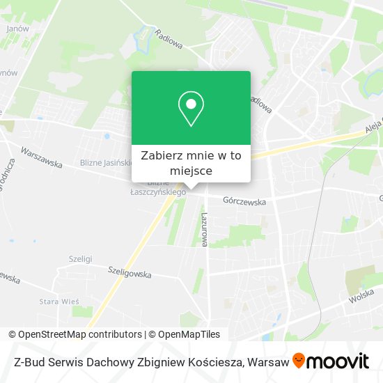 Mapa Z-Bud Serwis Dachowy Zbigniew Kościesza