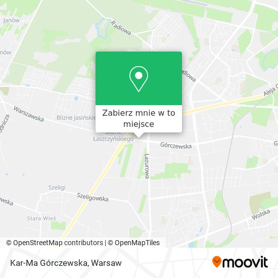 Mapa Kar-Ma Górczewska