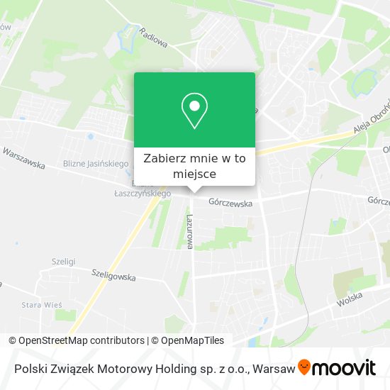 Mapa Polski Związek Motorowy Holding sp. z o.o.