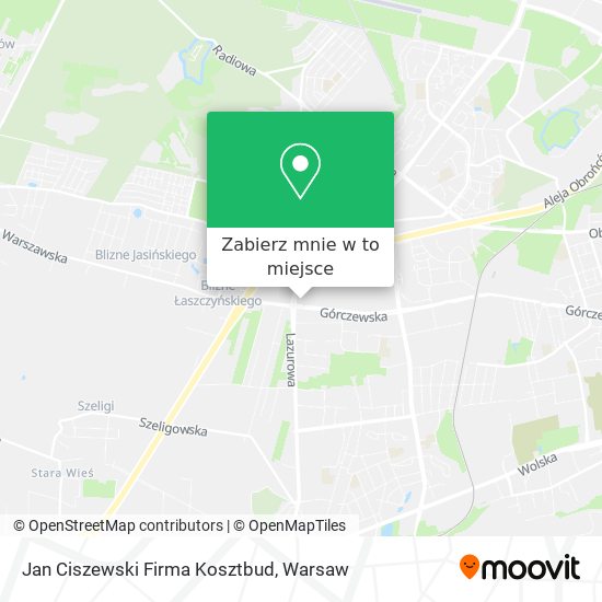 Mapa Jan Ciszewski Firma Kosztbud