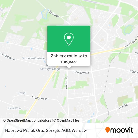 Mapa Naprawa Pralek Oraz Sprzętu AGD