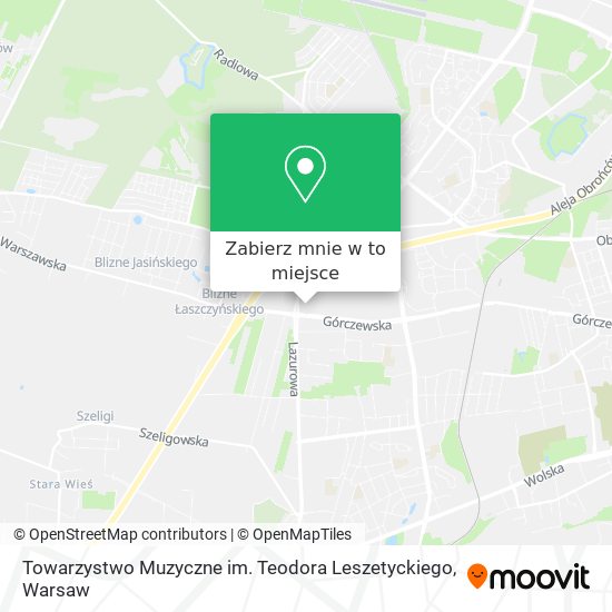 Mapa Towarzystwo Muzyczne im. Teodora Leszetyckiego