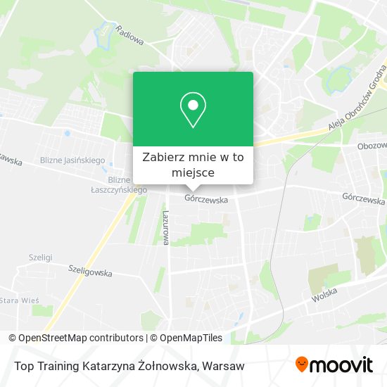 Mapa Top Training Katarzyna Żołnowska