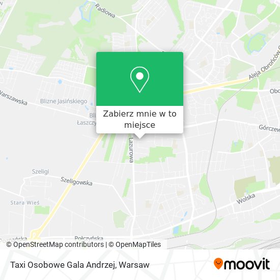 Mapa Taxi Osobowe Gala Andrzej