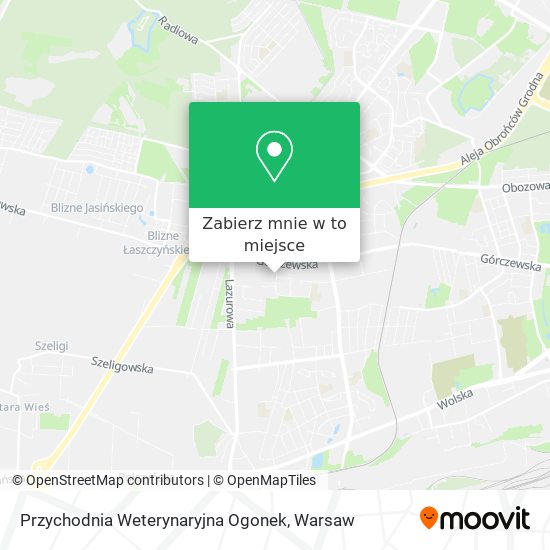 Mapa Przychodnia Weterynaryjna Ogonek