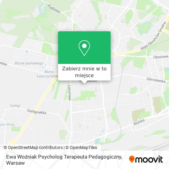 Mapa Ewa Woźniak Psycholog Terapeuta Pedagogiczny