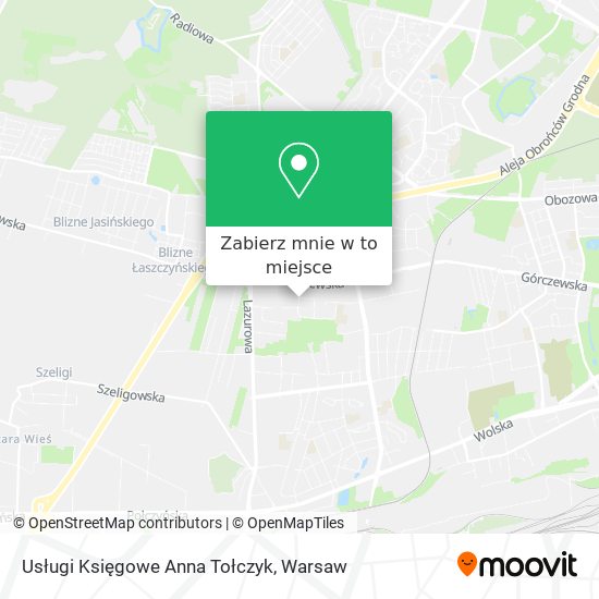 Mapa Usługi Księgowe Anna Tołczyk