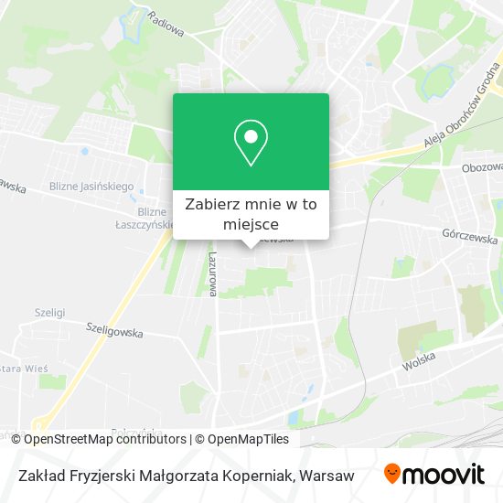 Mapa Zakład Fryzjerski Małgorzata Koperniak