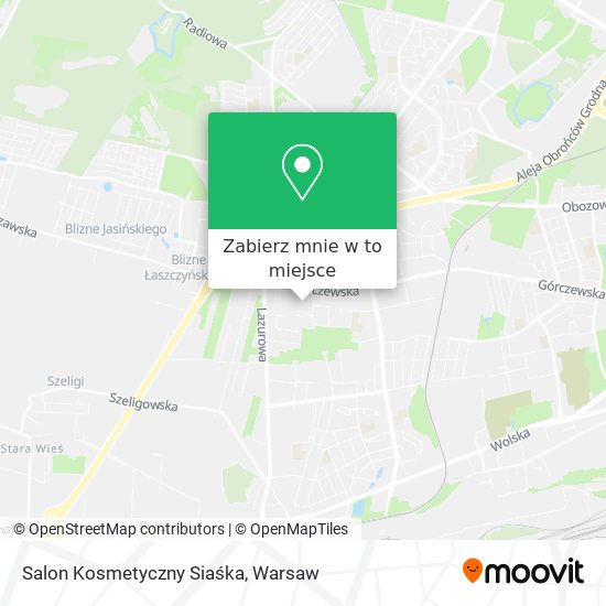 Mapa Salon Kosmetyczny Siaśka