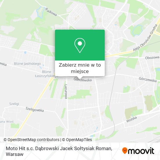 Mapa Moto Hit s.c. Dąbrowski Jacek Sołtysiak Roman