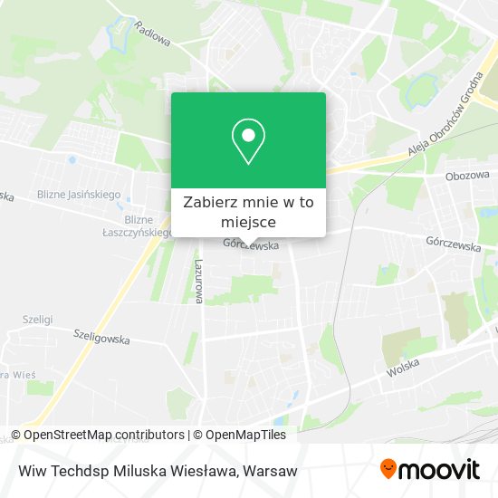 Mapa Wiw Techdsp Miluska Wiesława