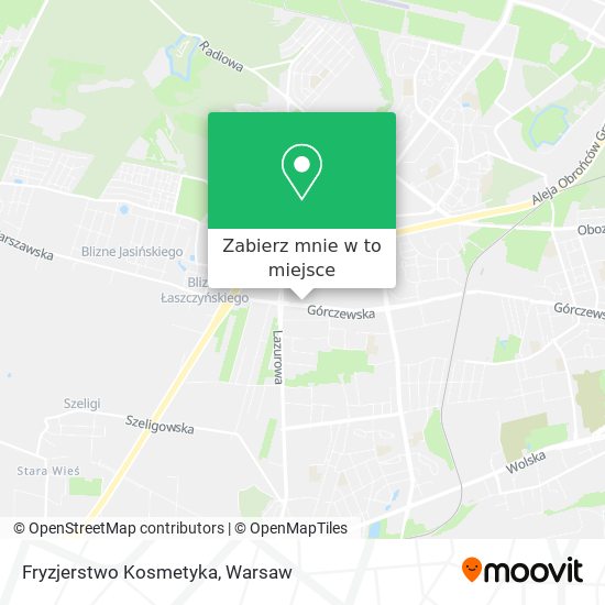 Mapa Fryzjerstwo Kosmetyka