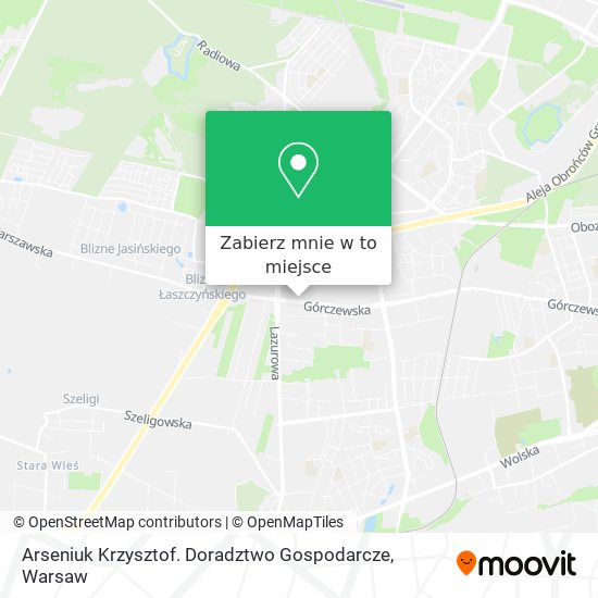 Mapa Arseniuk Krzysztof. Doradztwo Gospodarcze