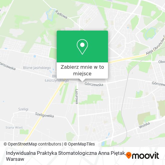 Mapa Indywidualna Praktyka Stomatologiczna Anna Piętak