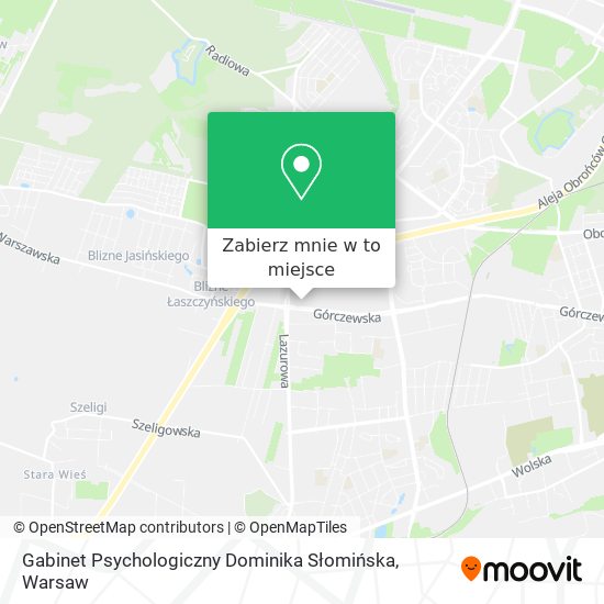 Mapa Gabinet Psychologiczny Dominika Słomińska