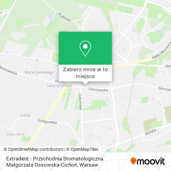 Mapa Extradent - Przychodnia Stomatologiczna Małgorzata Ossowska-Cichoń