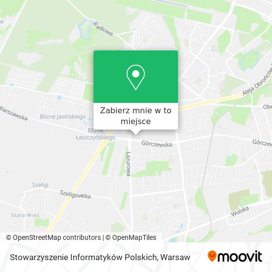 Mapa Stowarzyszenie Informatyków Polskich