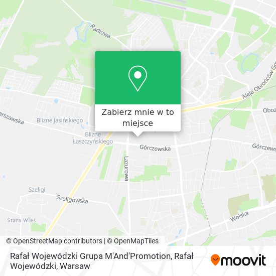 Mapa Rafał Wojewódzki Grupa M'And'Promotion, Rafał Wojewódzki