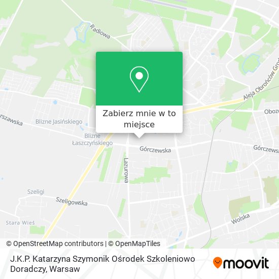 Mapa J.K.P. Katarzyna Szymonik Ośrodek Szkoleniowo Doradczy