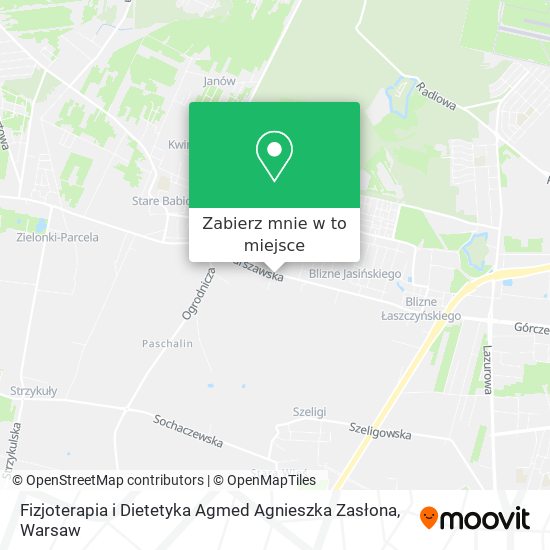 Mapa Fizjoterapia i Dietetyka Agmed Agnieszka Zasłona