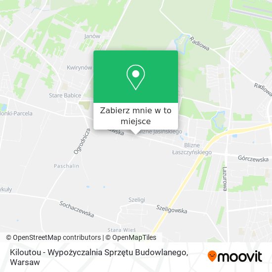 Mapa Kiloutou - Wypożyczalnia Sprzętu Budowlanego