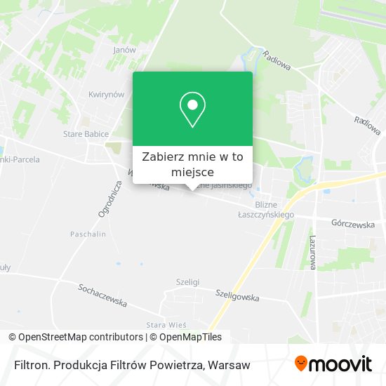 Mapa Filtron. Produkcja Filtrów Powietrza