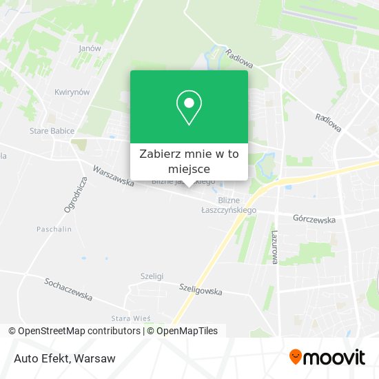 Mapa Auto Efekt