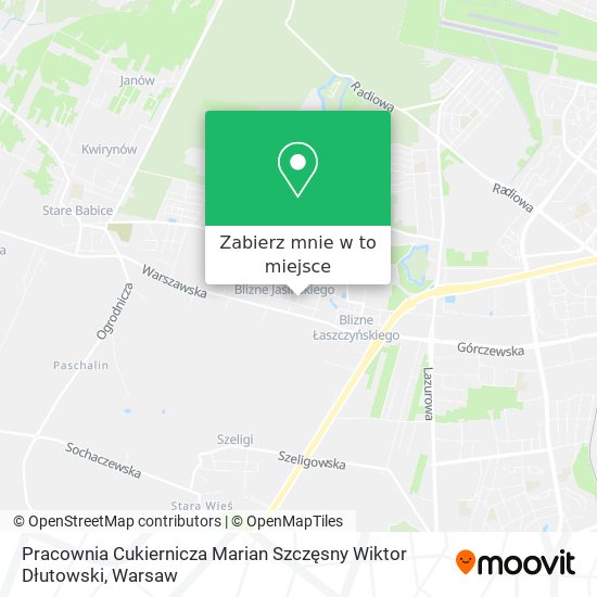 Mapa Pracownia Cukiernicza Marian Szczęsny Wiktor Dłutowski