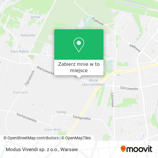 Mapa Modus Vivendi sp. z o.o.