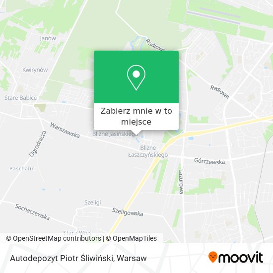 Mapa Autodepozyt Piotr Śliwiński