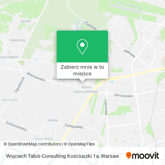 Mapa Wojciech Tabiś-Consulting Kościuszki 1a