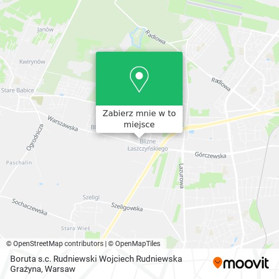 Mapa Boruta s.c. Rudniewski Wojciech Rudniewska Grażyna