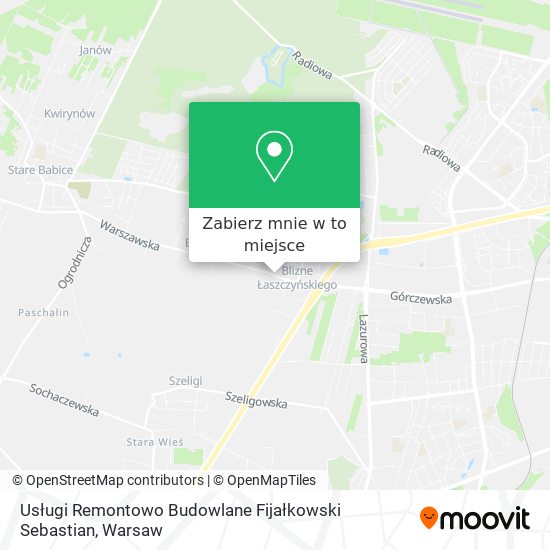 Mapa Usługi Remontowo Budowlane Fijałkowski Sebastian