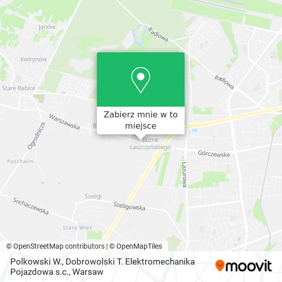 Mapa Polkowski W., Dobrowolski T. Elektromechanika Pojazdowa s.c.