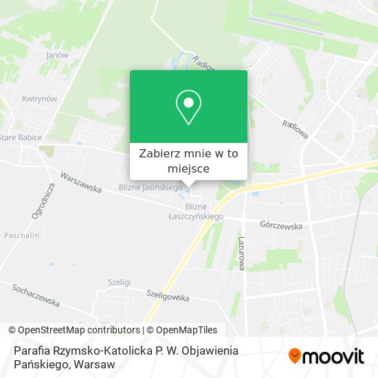 Mapa Parafia Rzymsko-Katolicka P. W. Objawienia Pańskiego