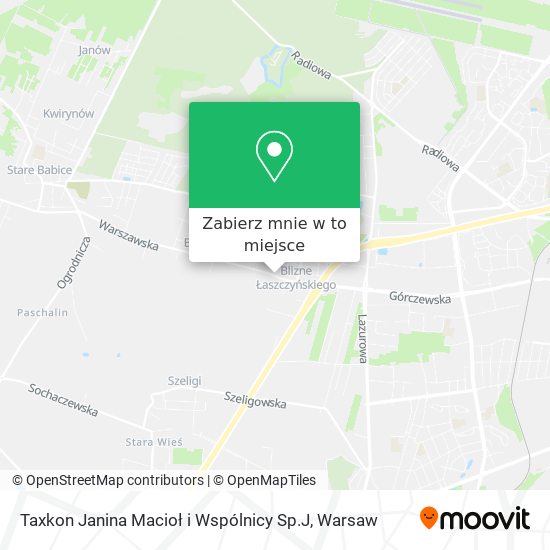 Mapa Taxkon Janina Macioł i Wspólnicy Sp.J