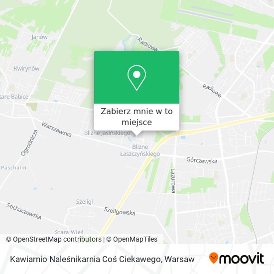 Mapa Kawiarnio Naleśnikarnia Coś Ciekawego