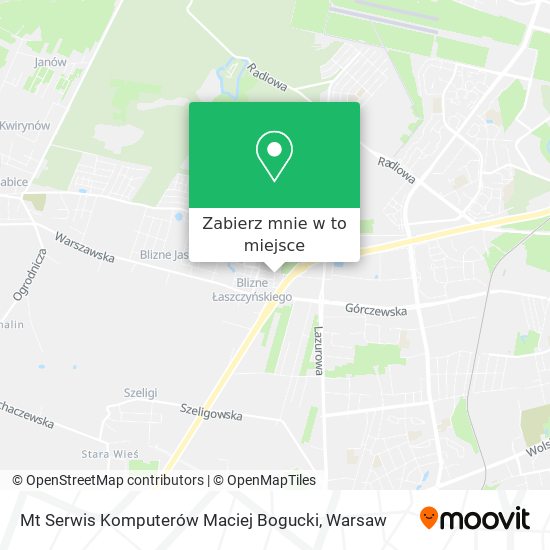 Mapa Mt Serwis Komputerów Maciej Bogucki