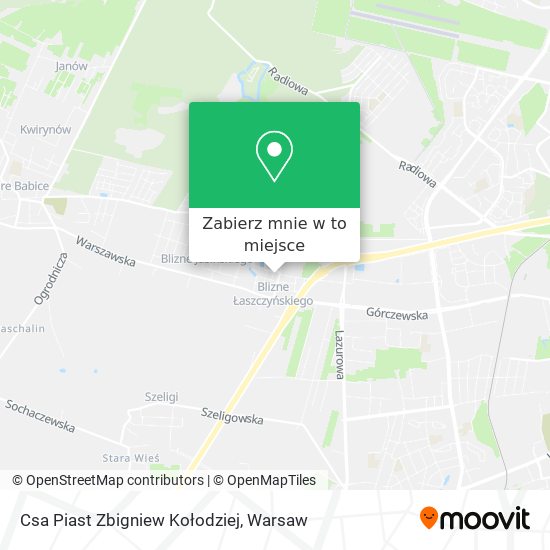 Mapa Csa Piast Zbigniew Kołodziej