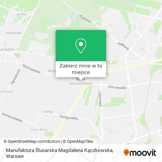 Mapa Manufaktura Ślusarska Magdalena Kączkowska