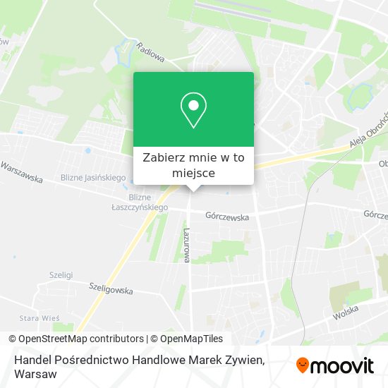 Mapa Handel Pośrednictwo Handlowe Marek Zywien