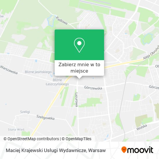 Mapa Maciej Krajewski Usługi Wydawnicze