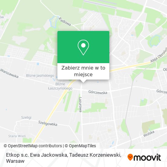 Mapa Etkop s.c. Ewa Jackowska, Tadeusz Korzeniewski