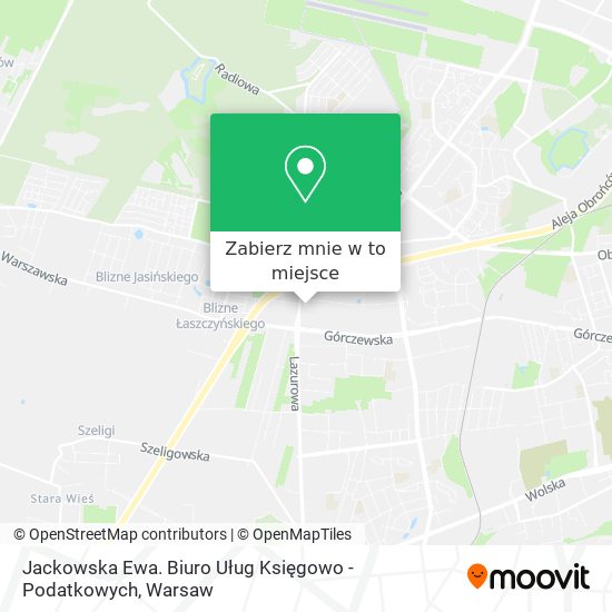 Mapa Jackowska Ewa. Biuro Uług Księgowo - Podatkowych