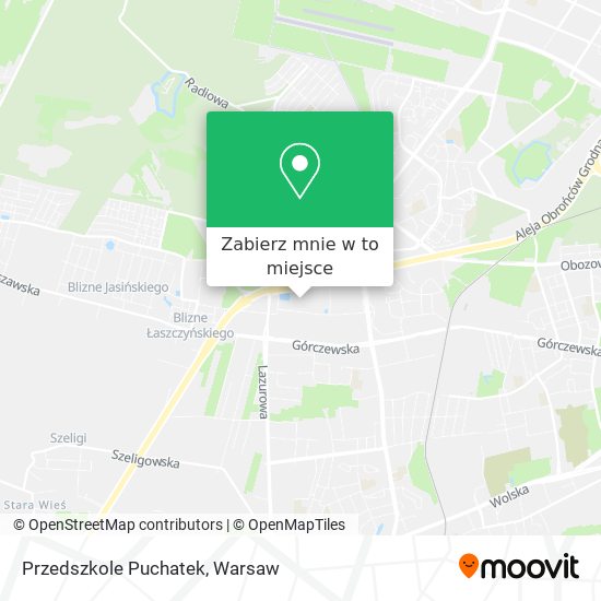 Mapa Przedszkole Puchatek