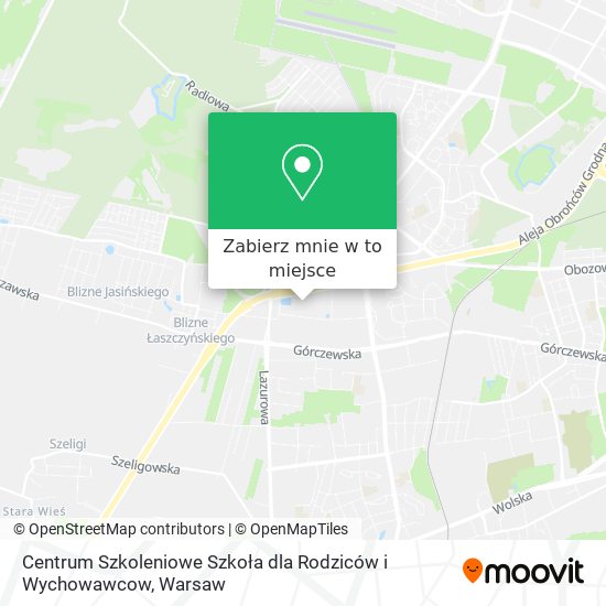 Mapa Centrum Szkoleniowe Szkoła dla Rodziców i Wychowawcow