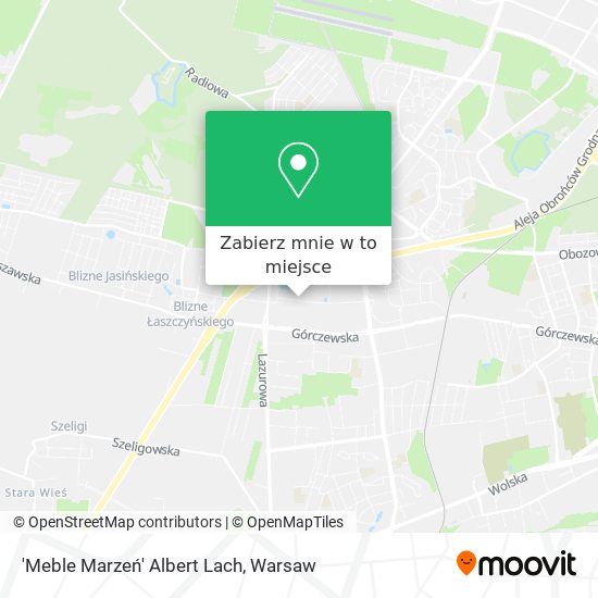 Mapa 'Meble Marzeń' Albert Lach