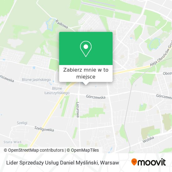 Mapa Lider Sprzedaży Usług Daniel Myśliński